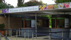 Kew Gardens entrance      